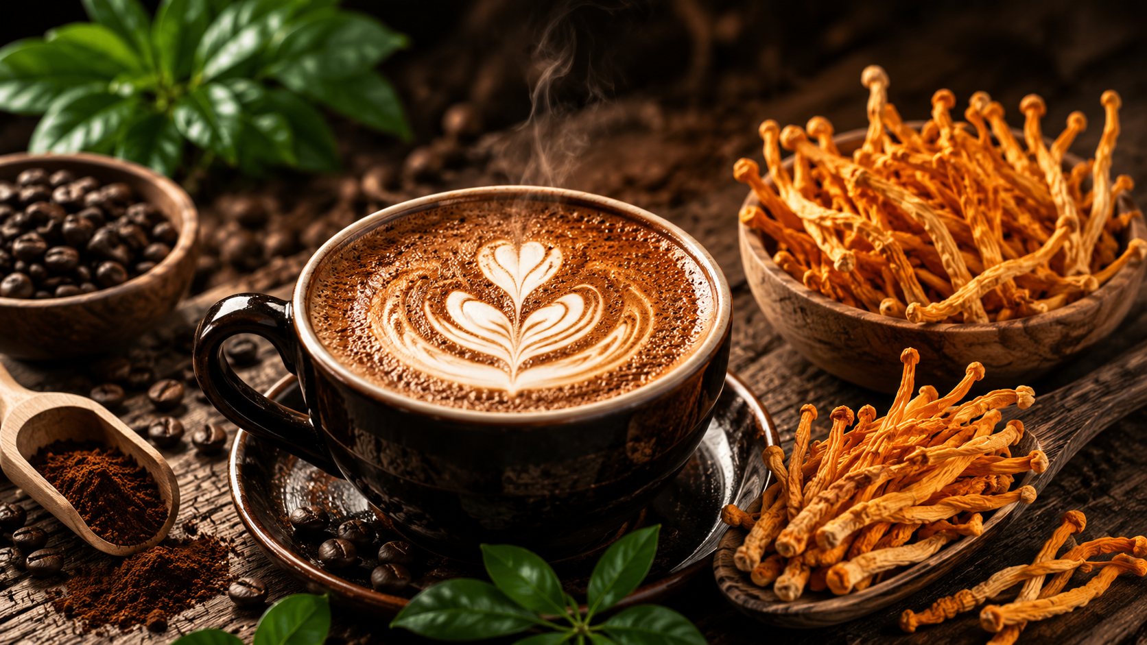 Cordyceps káva
